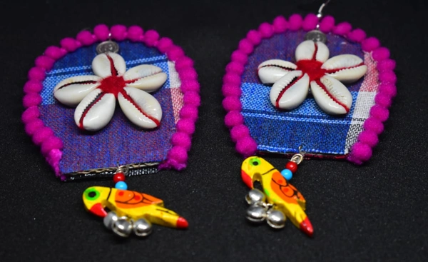 Rishmita Collection Pakhi Kulo Handmade Earring